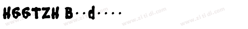 HGGTZH Bold字体转换